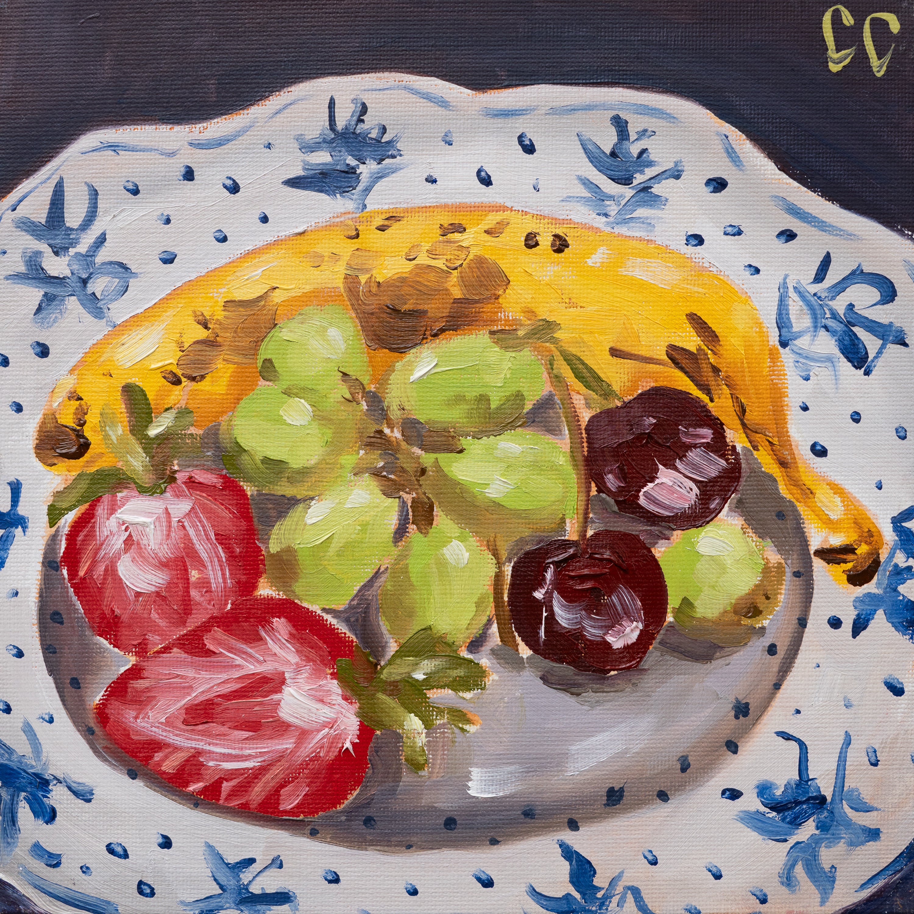 Vintage Fruit Plate